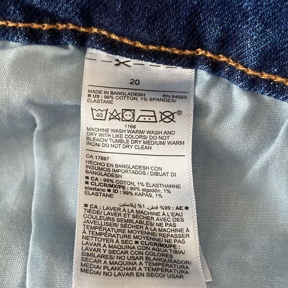 Old Navy High Rise O. G. Straight Ankle Fringe Buttonfly Jeans - Picture 9 of 9